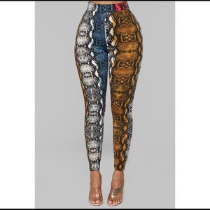 Snake print Leggings